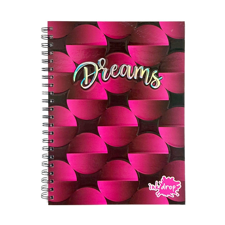 Cuaderno con Espiral Universitario A4 Inkdrop Ray Advance Tapa Dura 22x29cm 100 Hojas Rayadas Art.57194